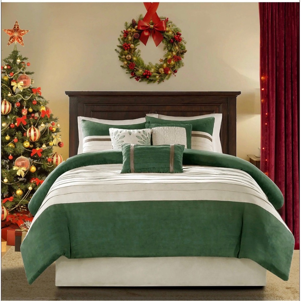 Madison Park Palmer comforter set Luxury Faux Suede design